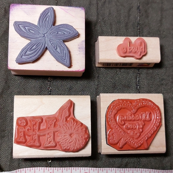Assortment of Rubber Stamps ☆ Set of 10 - Picture 9 of 13